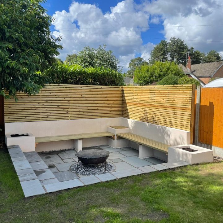 Firepit and fencing