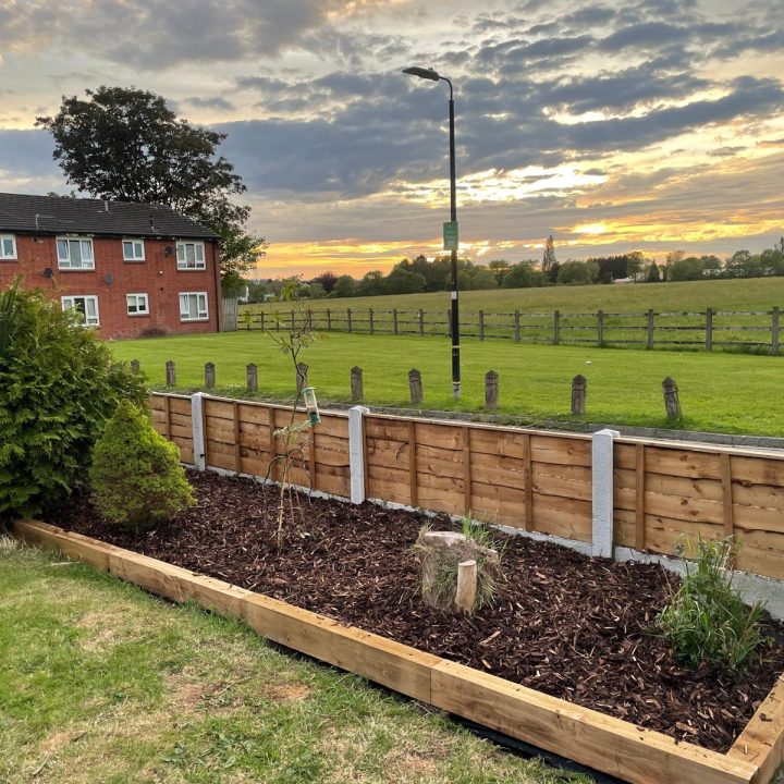 Fencing and garden improvement work by Green & Clean